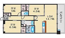 エスリード箕面船場阪大前 3LDKの間取図画像