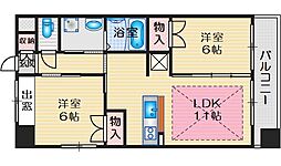 第20関根マンション 2LDKの間取図画像