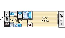 スペーシア江坂広芝町 1Kの間取図画像