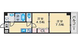 センターポイント吉志部 2Kの間取図画像