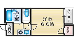 ハイツアクティブ 1Kの間取図画像
