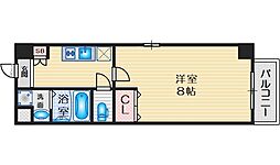 コンセルト片山 1Kの間取図画像