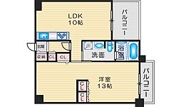 フェニックス緑地公園 1LDKの間取図画像