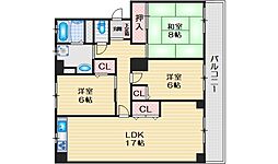 レジデンスFFM千里丘 3LDKの間取図画像