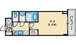 サムティ江坂レガーロ 1Kの間取図画像