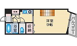 セピアコート 1Kの間取図画像