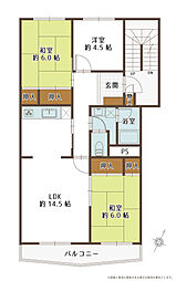 間取図画像 3LDK
