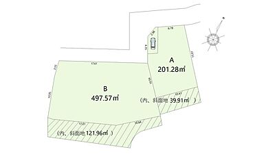 区画図：両区画ともに販売開始いたしました(2024.9月〜)