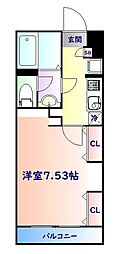 仙台市営南北線 勾当台公園駅 徒歩13分の賃貸マンション 4階1Kの間取り