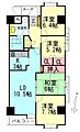 PALROYAL中島西6階9.5万円