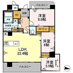 物件の間取り