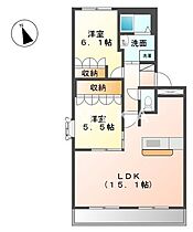 エスペランサ  ｜ 岡山県岡山市北区今保（賃貸アパート2LDK・1階・59.39㎡） その2