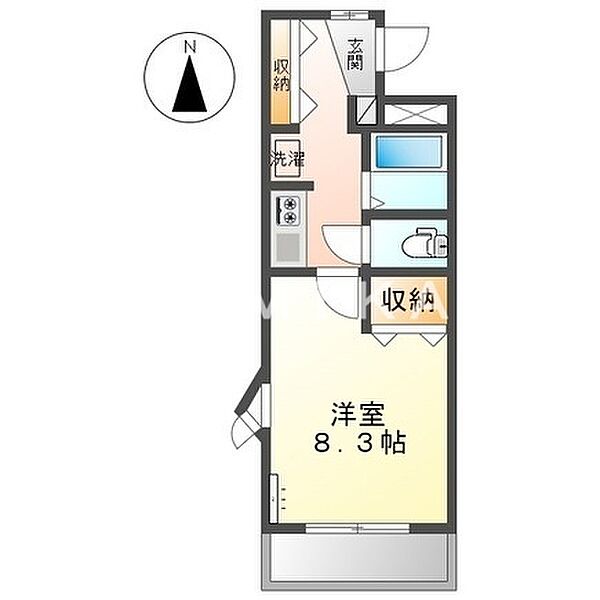 イブ・マキ ｜岡山県岡山市北区今保(賃貸マンション1K・3階・27.73㎡)の写真 その2