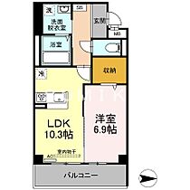 プラムグランデ  ｜ 岡山県岡山市中区兼基（賃貸アパート1LDK・3階・48.00㎡） その2