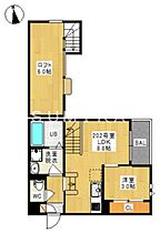 グランティック 若葉町  ｜ 岡山県岡山市南区若葉町（賃貸アパート1LDK・2階・30.65㎡） その2