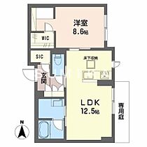 ＬＯＩＳＩＲ  ｜ 岡山県岡山市北区北方3丁目（賃貸マンション1LDK・1階・50.19㎡） その2