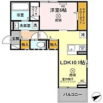 トリシア原尾島  ｜ 岡山県岡山市中区原尾島3丁目（賃貸アパート1LDK・2階・43.74㎡） その2