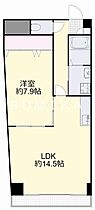 上杉第3ビル野田  ｜ 岡山県岡山市北区野田2丁目（賃貸マンション1LDK・2階・53.00㎡） その2