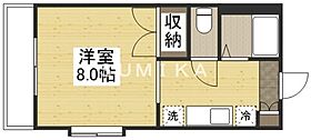 マーガレットM  ｜ 岡山県岡山市中区竹田（賃貸マンション1R・2階・27.00㎡） その2