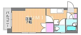 EXE　COURT番町  ｜ 岡山県岡山市北区番町1丁目（賃貸マンション1K・2階・24.70㎡） その2