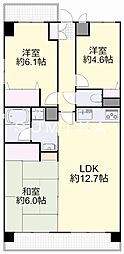 ル・サンク西市 3LDKの間取図画像