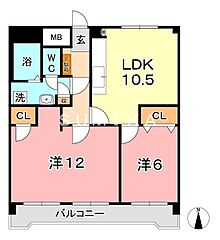 物件の間取り