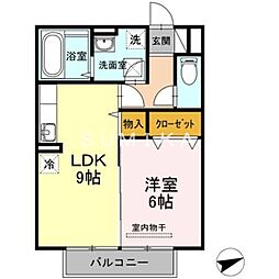 ステラA 1LDKの間取図画像