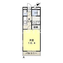 成和第6ビル 1Kの間取図画像