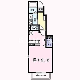 アルモニー ワンルームの間取図画像