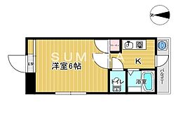 メゾンmmn 1Kの間取図画像