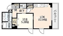 アドバンスM 1LDKの間取図画像