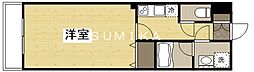 willDo岡山大供 1Kの間取図画像