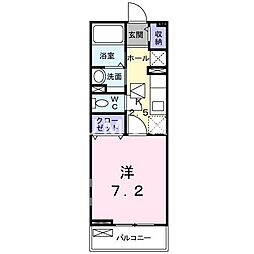 プレミアージュ 1Kの間取図画像
