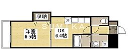 はるなガーデン 1DKの間取図画像