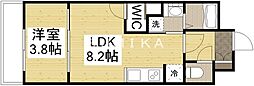 月光 神田町 1LDKの間取図画像