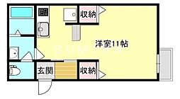 Advance南方 1Kの間取図画像