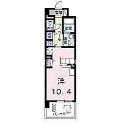 ModeEight1 ワンルームの間取図画像