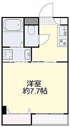 ルジャルダン 1Kの間取図画像