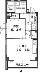 アルファスタイル今 1LDKの間取図画像