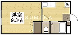 グラック 1Kの間取図画像