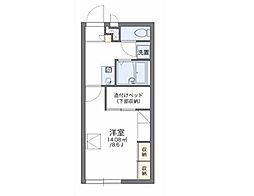 レオパレスカルチェ 1Kの間取図画像