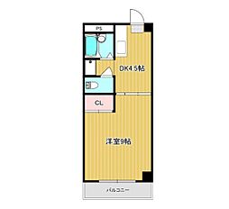 カーサプリメーラ 1DKの間取図画像