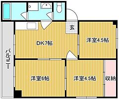 物件の間取り