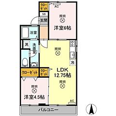 物件の間取り