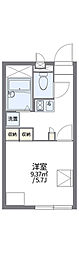 レオパレステラ 1Kの間取図画像