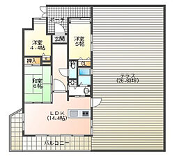 ふぁみーゆ中島田 3LDKの間取図画像