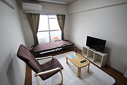 JR津山線 法界院駅 4.6kmの賃貸マンション 4階1Kのリビング/ダイニング