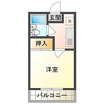 岡山県岡山市北区横井上（賃貸マンション1K・3階・19.76㎡） その2