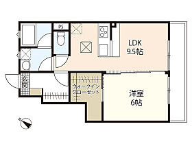 岡山県岡山市東区松新町（賃貸アパート1LDK・1階・39.59㎡） その2