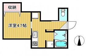 岡山県岡山市北区奉還町4丁目（賃貸アパート1K・2階・22.95㎡） その2